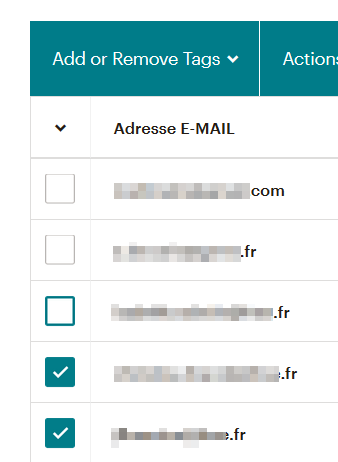 Mailchimp : Nettoie tes inactifs 33 garde derniers inscrits