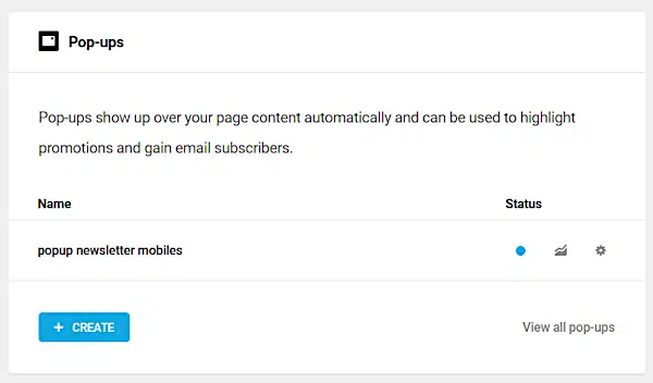 Des popups élégantes pour promouvoir ta newsletter, tes offres... sur WordPress 91 dashboard popup