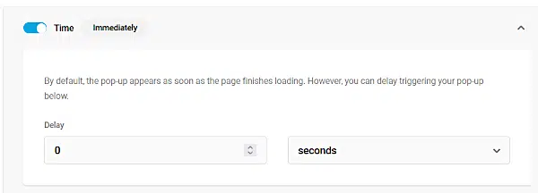 Des popups élégantes pour promouvoir ta newsletter, tes offres... sur WordPress 84 déclencheur de popup en fonction du temps