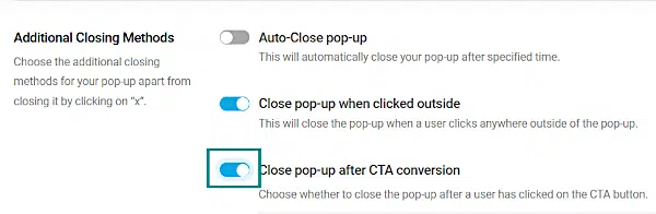 Des popups élégantes pour promouvoir ta newsletter, tes offres... sur WordPress 87 méthodes clôture du popup