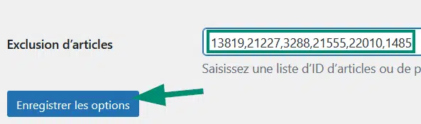 Relevanssi : Optimise le moteur de recherche de WordPress 32 exclusion des page et articles de la recherche