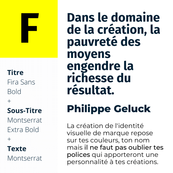 Fira Sans + Montserrat