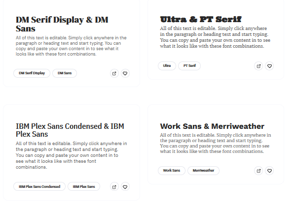 fontpair