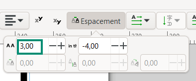 inkscape crénage