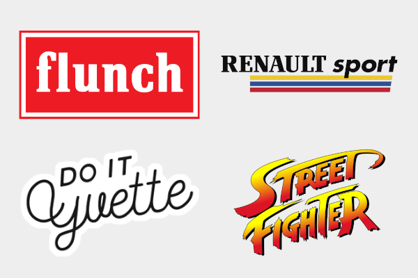 logos éléments décoratifs