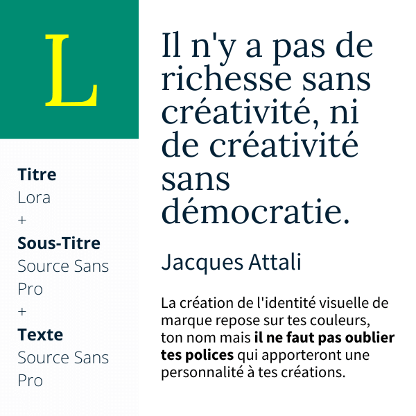 Lora + Source Sans Pro