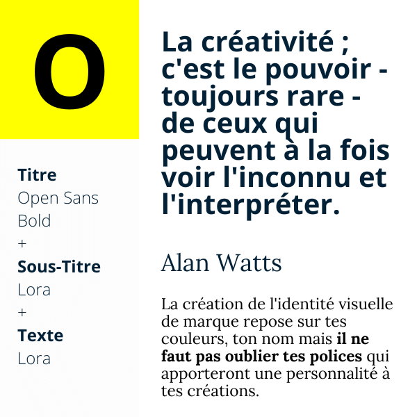 Open Sans + Lora
