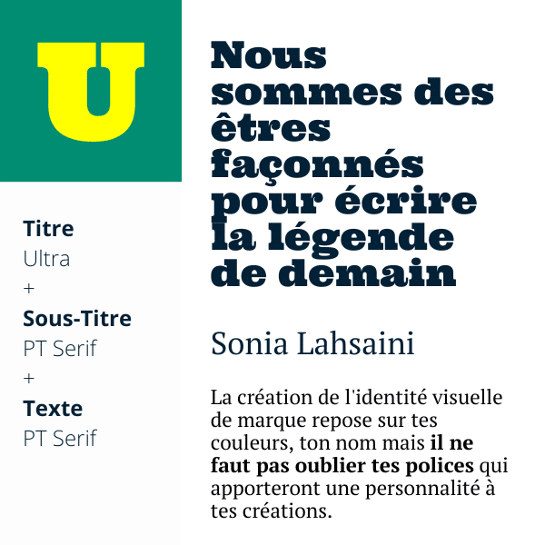 Ultra + PT Serif