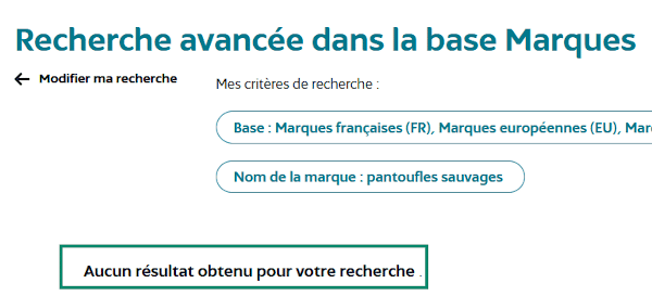 INPI : dépose et protège ta marque 43 aucune marque enregistrée