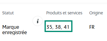 INPI : dépose et protège ta marque 47 classes deposées