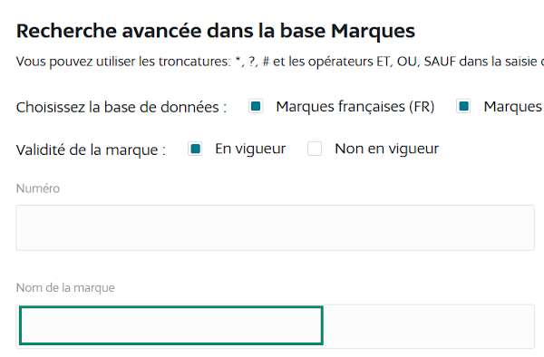 INPI : dépose et protège ta marque 42 recherche marques existantes inpi